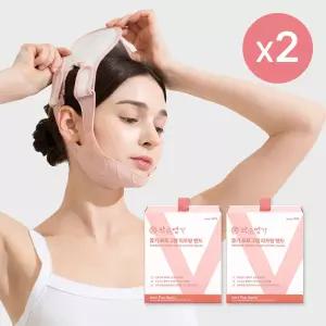 (정상가 119,600원) 약손명가 리프팅밴드 PRO 2Box 골기프로그램  탄력 이중턱