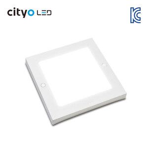 [씨티오] LED 바로 사각  직부등 6인치 16W 주광색