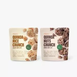 올가니카 퀴노아 크런치 2종 혼합구성 각 3입 (총 6입)