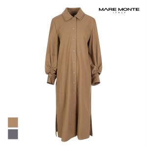 [마레몬떼] 볼륨소매 벨티드 원피스_M21NMOP70S0