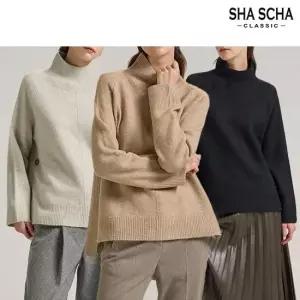 [홈쇼핑인기]샤샤 울 블랜디드 니트 1종