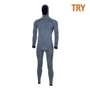 남성 히트업 씸레스 후드 세트