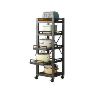 전기밥솥 선반 렌지대 주방 전자렌지 수납장 슬라이딩 이동식