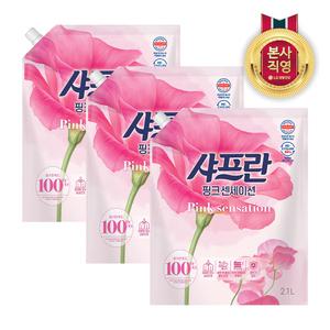 샤프란 시어버터 핑크 센세이션 리필 2.1L 3개