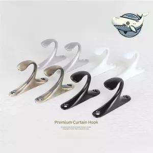 커튼 훅 2개 인테리어 창문 악세서리