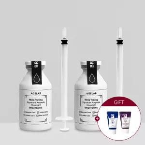 1.+1 에이지랩 [기미,잡티] 비타민 멜라토닝 미백.탄력 앰플 + 미니폼클 30ml 2개 증.정