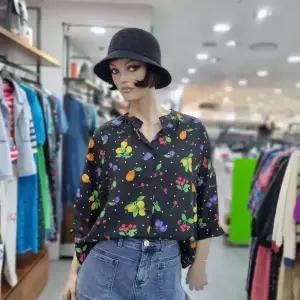 베네통/애플아울렛/레이온100% 프레스코 블라우스 BABL65431