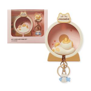 춘식이 자동차 키링 현관 자석 거치대 차키걸이 세트