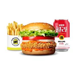 [노브랜드버거] 치폴레 핫치킨 버거세트