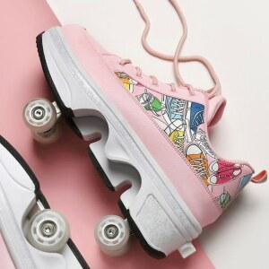 4륜 힐리스 바퀴달린신발 바퀴 롤러슈즈 운동화