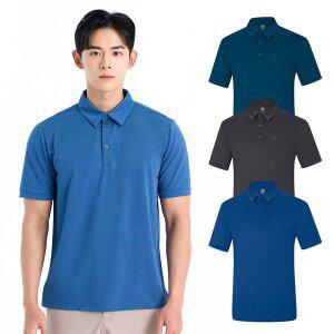 [콜핑] 남성 하이쿨 깔끔한 등산 반팔 카라 티셔츠 KSC490VT2M