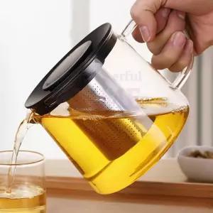 원더풀타임 내열유리 차포트 1L 페퍼민트 홍차