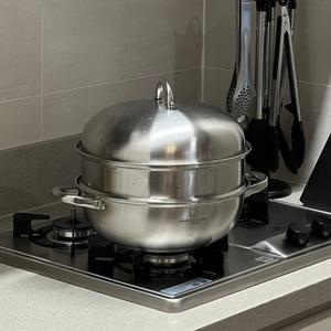 바겐슈타이거 IH 더블 돔 웍 28cm 인덕션 찜기 찜솥 전골 냄비 스티머