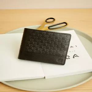 닥스 액세서리 남성 24FW [스테디셀러]브라운 DD로고 소가죽 반지갑 WBWA4F731W3