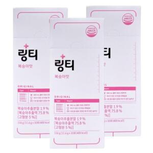 링티 복숭아맛 빠른 수분 에너지 보충 마시는 포도당 10포 3박스 총30포