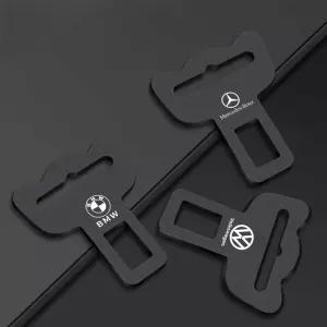 2개입 외제차 안전벨트 클립 벨트 버클 로고 커넥터