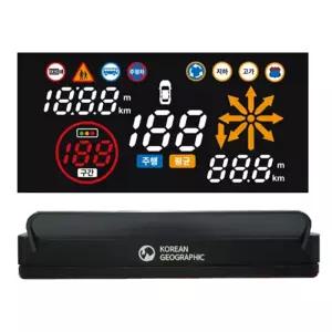 말로 하는 내비게이션 코리안 지오그래픽 HUD 헤드업 디스플레이 