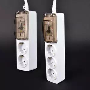 국산 고용량 멀티탭 누전차단 3구 2.5m 고전압