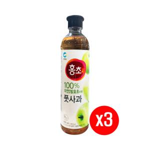 홍초 풋사과 900ml x3개
