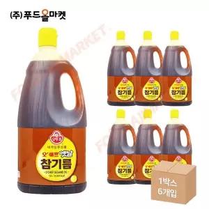 오쉐프 옛날참기름 1.8L /오뚜기 한박스 (1.8L x 6ea)