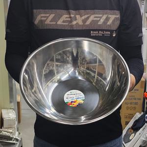 스텐 믹싱볼 340(8코트) 그릇 비빔기 반죽 다라이 양푼이 스텐레스 볼