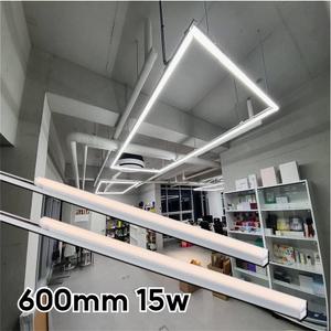 레일조명 LED T10 라인조명 600mm 15w T라인 플리커프리 두영 KS 레일형 일자 LED 형광등