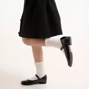 [보리보리/아이들]803 키즈 & 맘 에나멜 플레인 메리제인 - 블랙