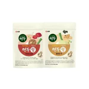 [내일도착] 샘표 연두링 한우+황태 80gx2(40입)