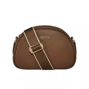 [아가타] 타원 크로스백(AGT211-130_BR)