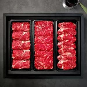 갤러리아 [국제식품]1+등급 한우 구이 선물세트6호 2.4kg(등심,안심,채끝/각800