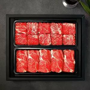 갤러리아 [국제식품]1+등급 한우 냉장 갈비혼합2호 1.8kg(불갈비1kg,등심800g)