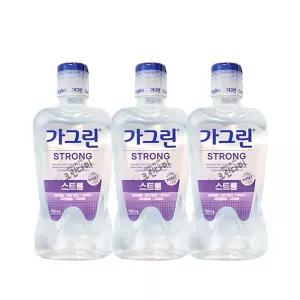 가그린 스트롱 구강청결제 750ml x3개