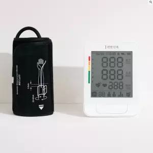 국산 음성안내 가능 편한민족 혈압측정기 피트 커프 가정용 혈압계 휴대용 전자 혈압 체크기