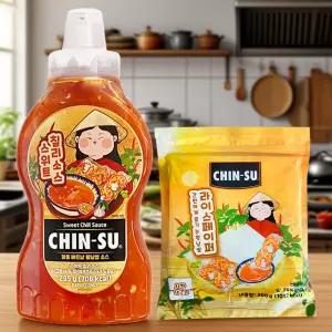 친수 스위트 칠리소스 295g+ 라이스페이퍼 사각 300g x1개 /샤브샤브 월남쌈