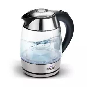 키친아트1700 럭시 강화유리 무선 전기 포트 1.8L/차주전자/커피/주전자/유리/차포트/포터/내열/물주전자