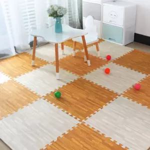 거실 쿠션매트 우드패턴 4종 층간소음방지 퍼즐매트 30x30cm 16장 조립형 매트