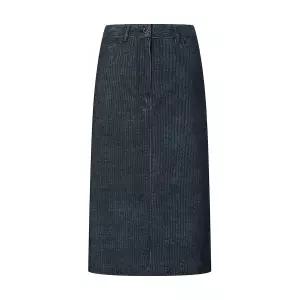 [롯데백화점]헤지스레이디스 코듀로이 데님라이크 미디스커트 HSSK5D902