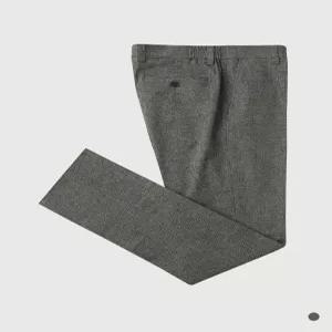 인디안웰메이드 가을 남성 브라운 조직감 허리 밴딩 바지 3 F 8219