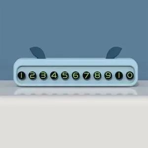 고급 토끼 차번호판 자동차 전화번호 알림판 스카이