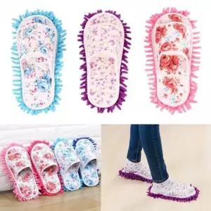 청소 슬리퍼 극세사 걸레 집안 바닥 청소용 (WFJYCN4)