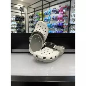 [보리보리/크록스]MARIO크록스 클래식 터보 클로그 211287-100 화이트 벨크로 고무아웃솔 미끄럼방지