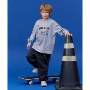 엔젤 배기 데님 팬츠-그레이 (MG53PD01GY)_IC