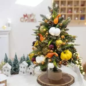 [텐바이텐]크리스마스 미니트리 워머 완제품 풀세트 할로윈 파티 60cm