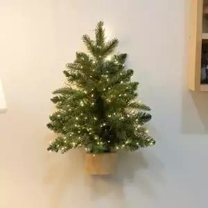 [텐바이텐]크리스마스트리 반쪽 벽트리 나무 무장식 울창한초록숲 45cm