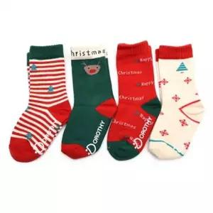 [텐바이텐]트리산타 4켤레 국산 아동 크리스마스 선물 양말세트