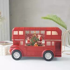 [텐바이텐]크리스마스 이층버스 산타 LED 워터볼 오르골