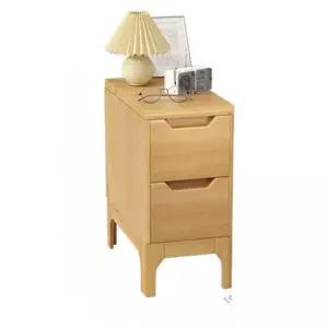 미니 협탁 원목 슬림 침실 좁은 침대협탁 무선충전