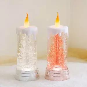 [텐바이텐]설렘하우스 크리스마스 오르골 촛대 워터볼 무드등 2color