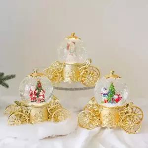 [텐바이텐]설렘하우스 골드마차 오르골 스노우볼 산타 눈사람 웨딩