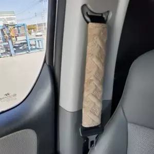 안전벨트 쿠션 커버 브라운 안전벨트커버 안전벨트쿠션 안전벨트쿠션커버 안전벨트